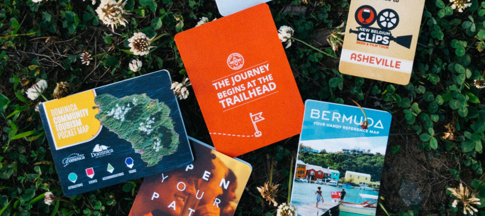 PocketMaps Spread – Trail, Beach, and City Editions Among Wildflowers PocketMaps Spread – Trail, Beach, and City Editions Among Wildflowers